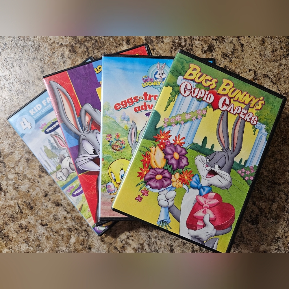 4 DVD Set-Looney Tunes DVD Collection-See Photos For Titles